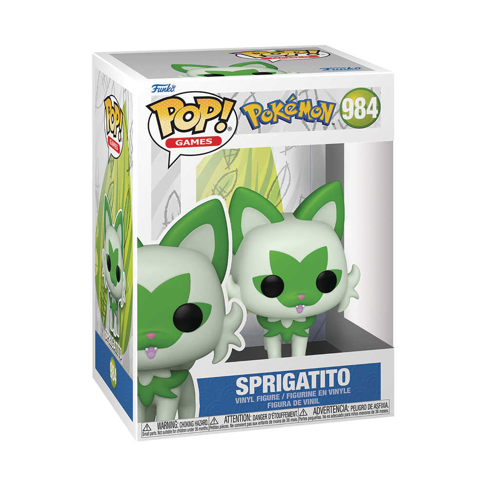 Pop Games Pokemon Sprigatito Vinyl Figure