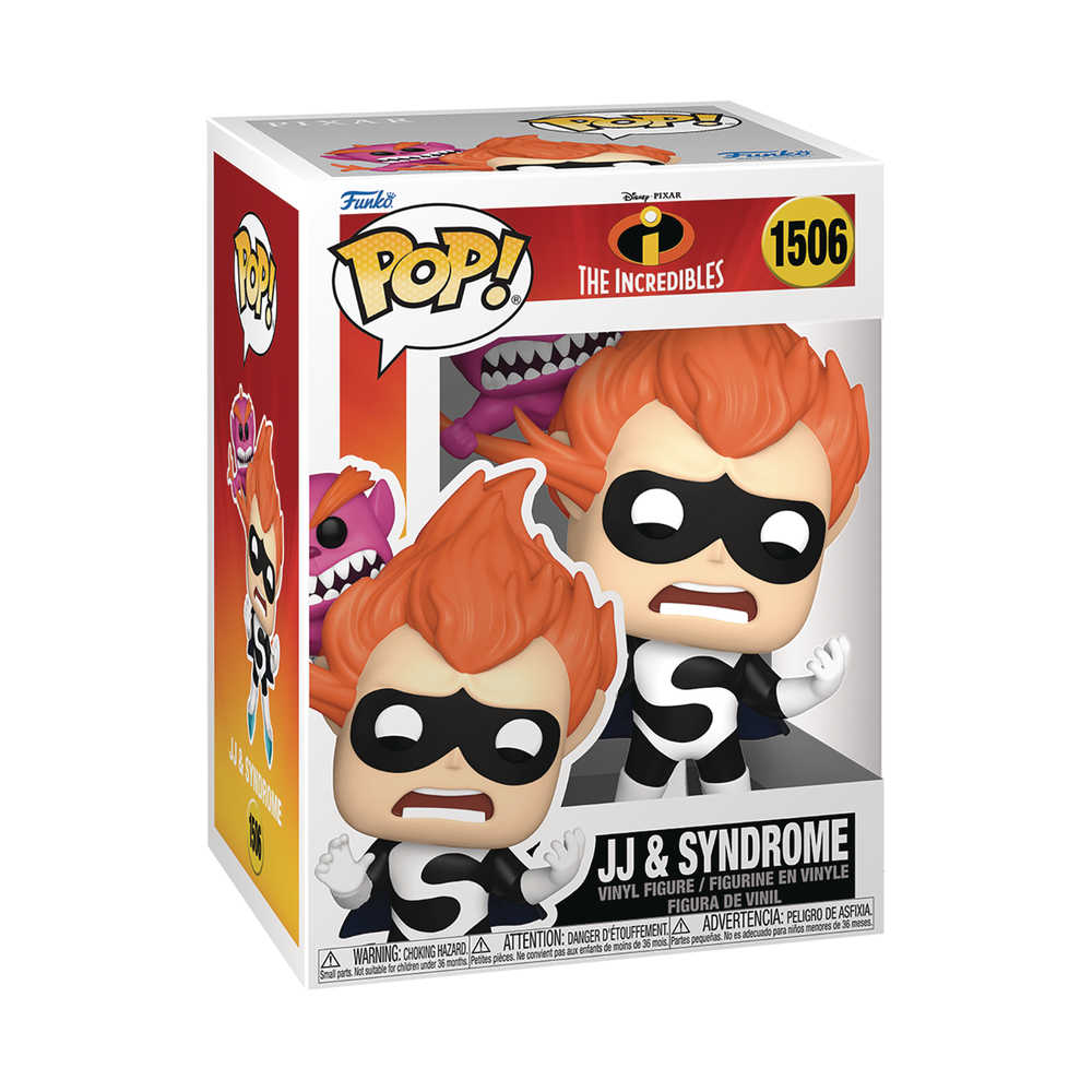 Pop & Buddy Incredibles 20th Jj & Syndrome Vinyl Figure