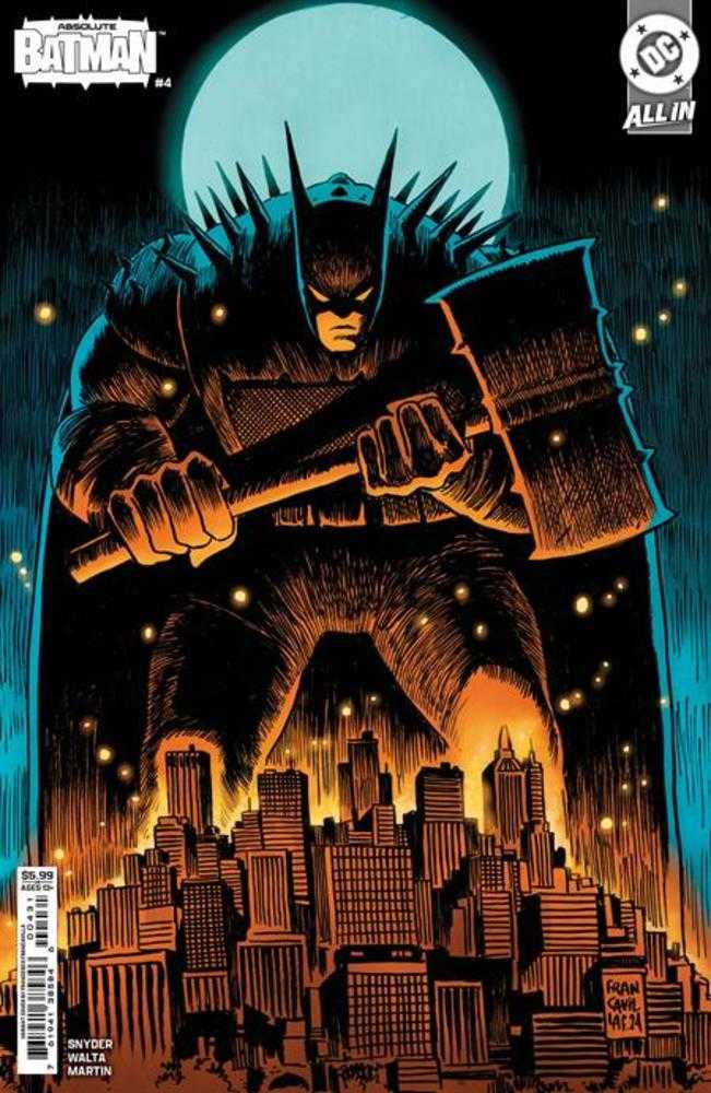 Absolute Batman (2024) # 4 Cover C Francesco Francavilla Card Stock Variant