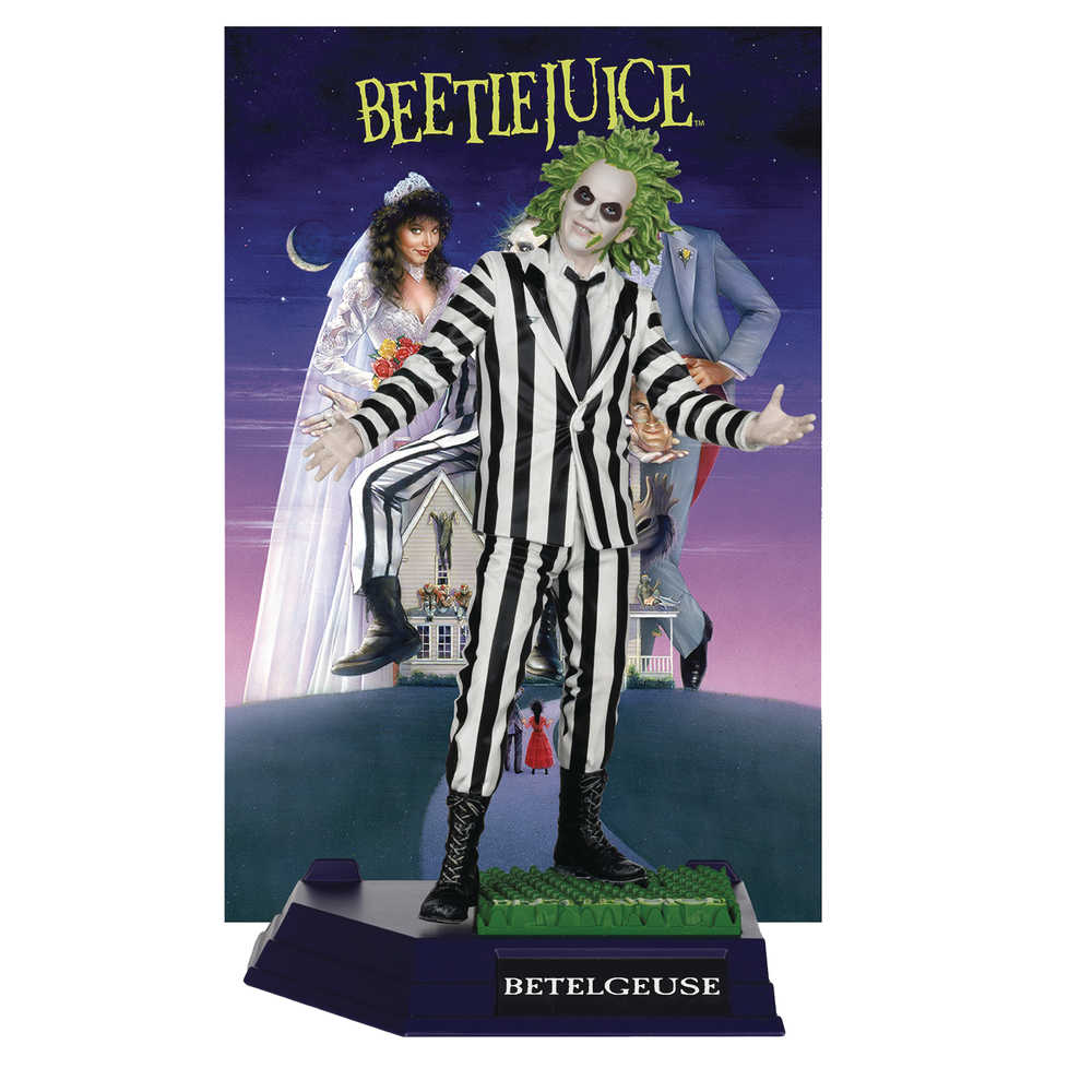 Movie Maniacs Beetlejuice 2 Beetlejuice 1 6in Posed Figure (Net