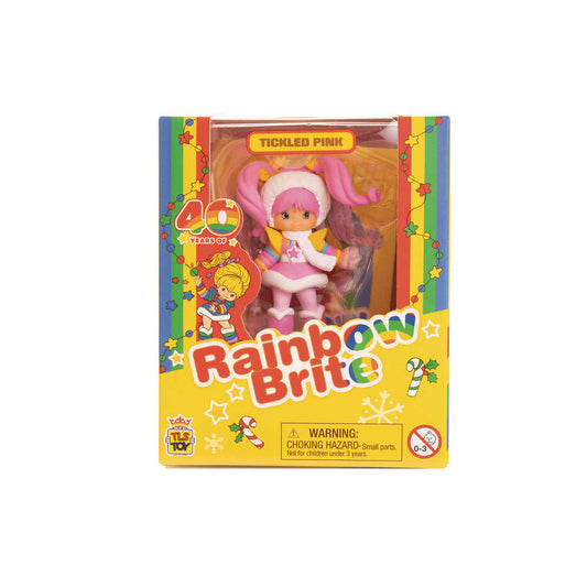 Rainbow Brite Tickled Pink 2.5in Collectible Holiday Figure (Ne