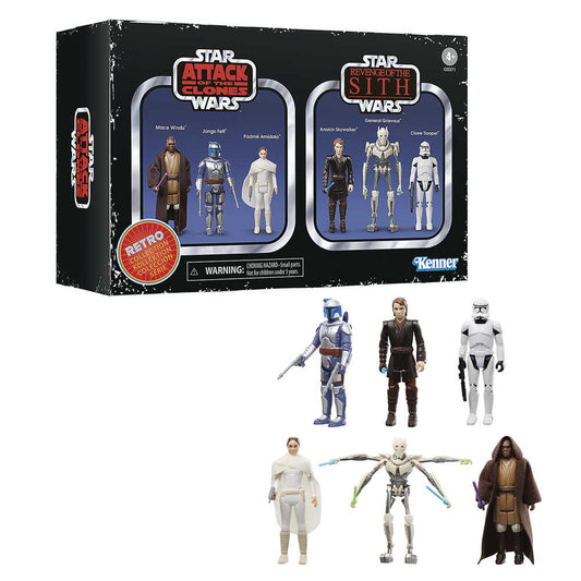 Star Wars Retro Ep2 & Ep3 Action Figure Multi-Pack