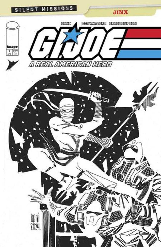 G.I. Joe A Real American Hero: Jinx (2025) One-Shot Cover C Dani B&W 1:10 Variant