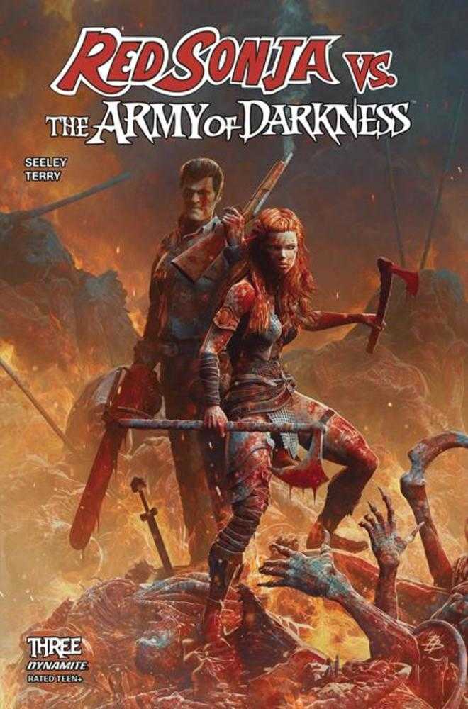 Red Sonja vs Army Of Darkness (2025) #3 Cover A Bjorn Barends