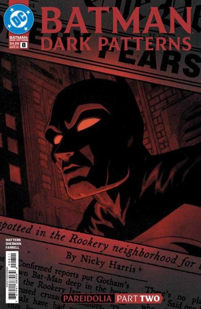 Batman: Dark Patterns (2024) # 8 (of 12) Cover A Hayden Sherman