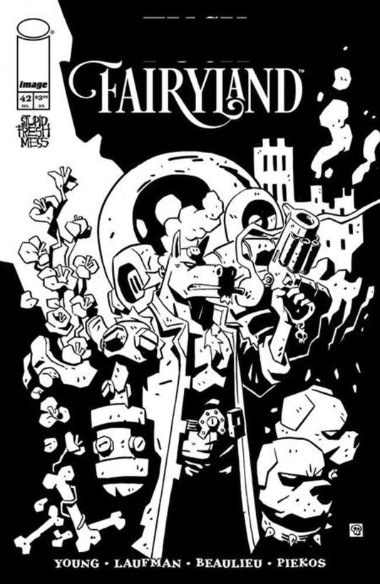 I Hate Fairyland (2022) #42 Cover B Derek Laufman Black & White Variant (Mature)