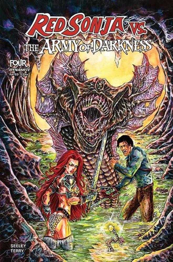Red Sonja vs Army of Darkenss (2025) #4 Cover D Nikkol Jelenic Variant