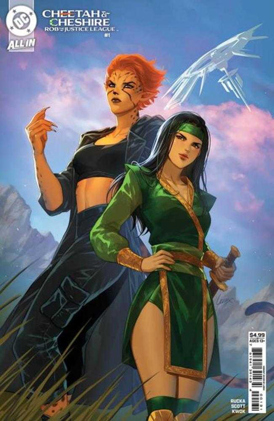 Cheetah And Cheshire Rob The Justice League (2025) #1 (of 6) Cover C Lesley Leirix Li Variant