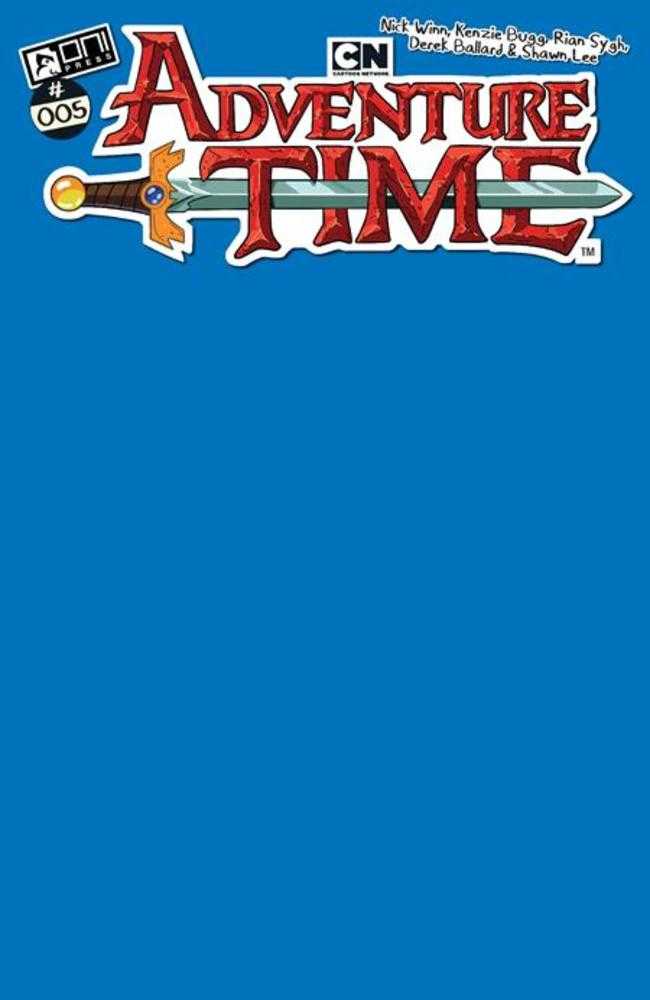 Adventure Time (2025) #5 Cover C Ice King Blue Blank Sketch Variant