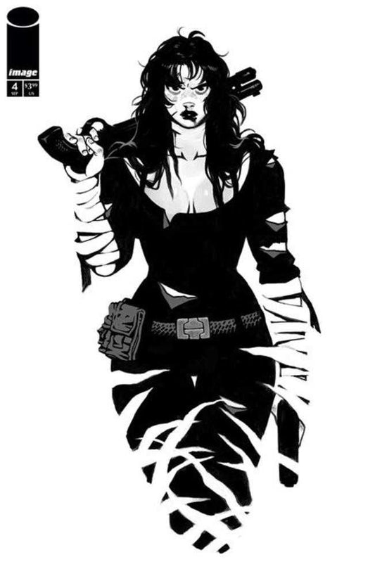 Gehenna Naked Aggression #4 (Of 4) Cover D Crom Carpenter Black & White 1:10 Variant