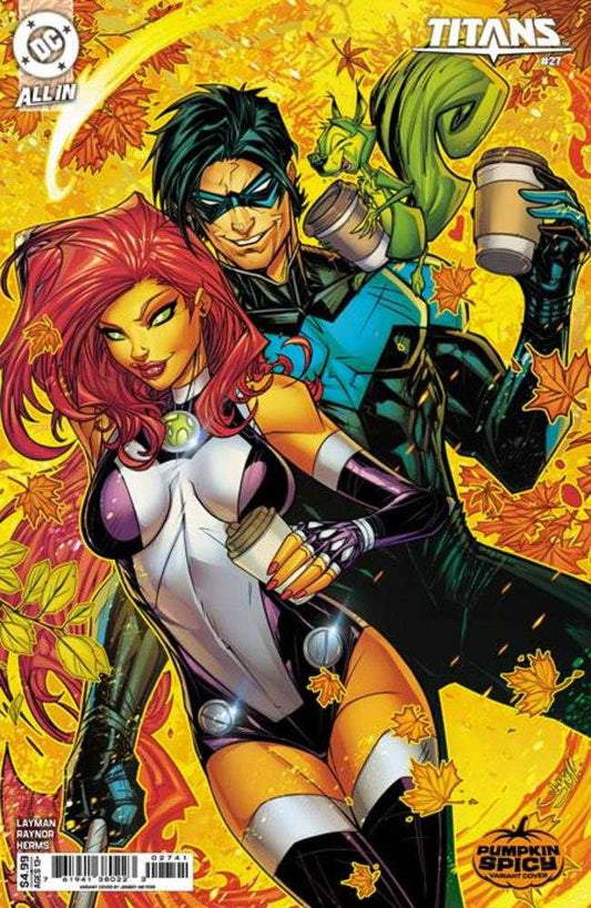 Titans #27 Cover D Jonboy Meyers Pumpkin Spicy Card Stock Variant
