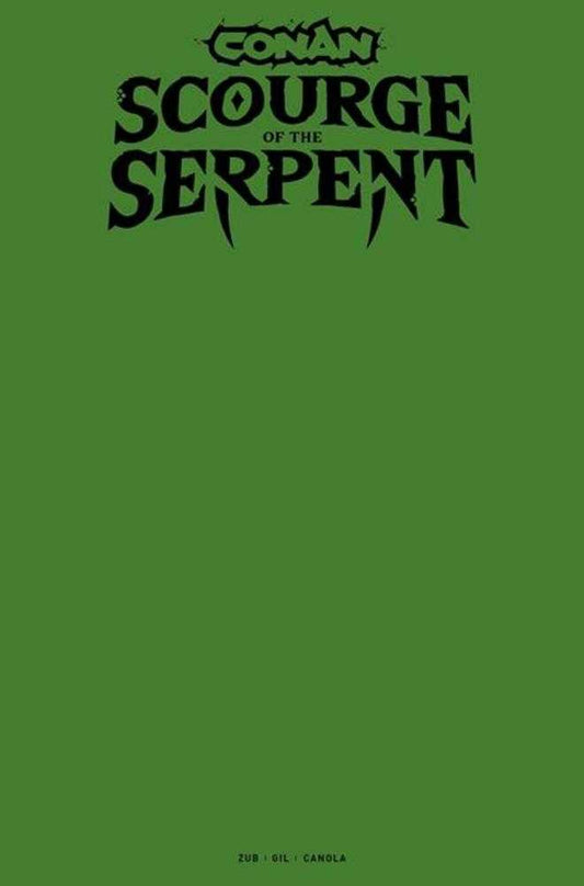 Conan The Barbarian Scourge Of The Serpent #1 (Of 4) Cover I Blank Sketch Variant (Mature)