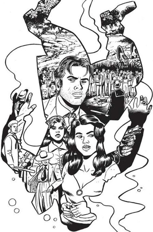 Death To Pachuco (2025) #1 (of 5) Cover E David Lapham B&W 1:10 Virgin Variant (Mature)