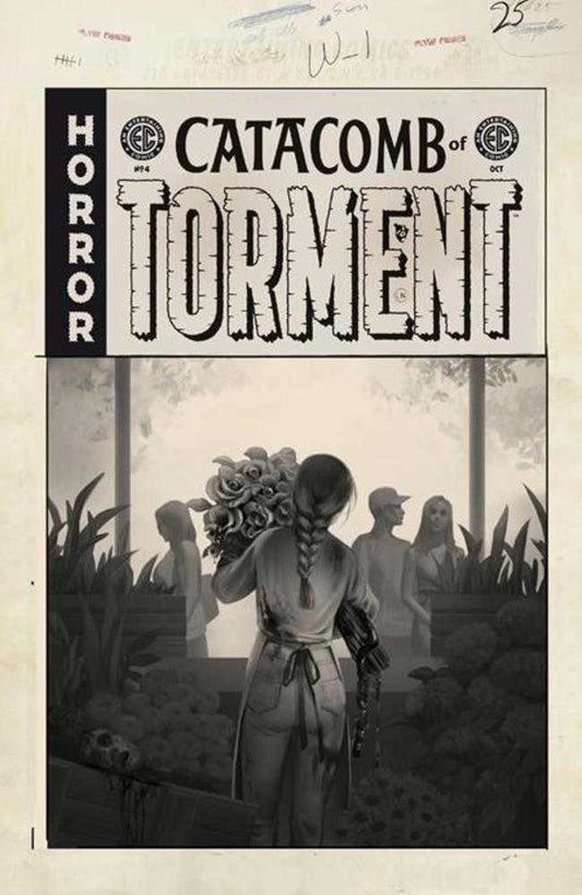 EC Catacomb Of Torment (2025) #4 Cover D Reiko Murakami B&W Artist Edition 1:20 Variant