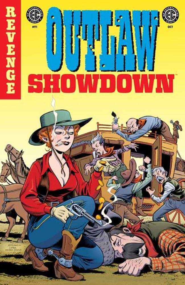 EC Outlaw Showdown (2025) #1 Cover D Shawn McManus EC Homage 1:10 Variant