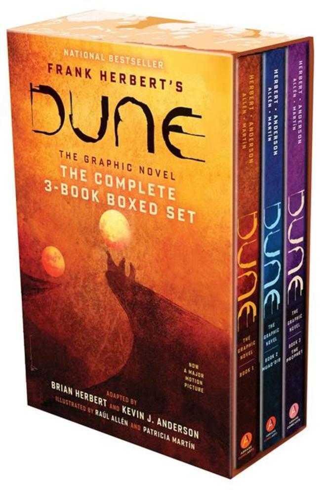 Dune The Graphic Novel The Complete 3 Book Boxed Set Hardcover Dune Muad'dib And The Prophet