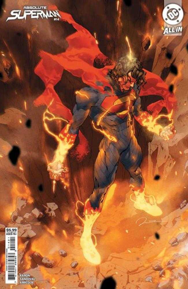 Absolute Superman #14 Cover B Gerald Parel Card Stock Variant