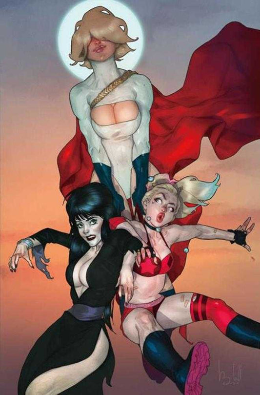 Harley Quinn X Elvira #3 Cover H Ben Caldwell 1:10 Virgin Variant