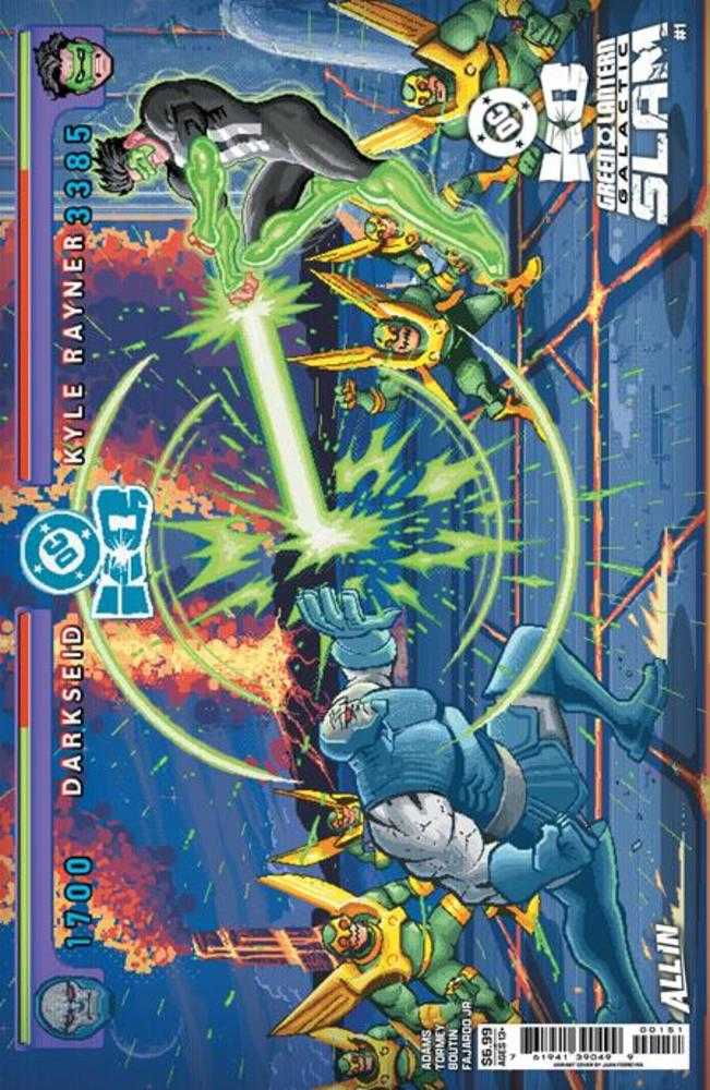 DC K.O. Green Lantern Galactic Slam #1 (One Shot) Cover E Juan Ferreyra Wraparound Card Stock Variant (Copy)