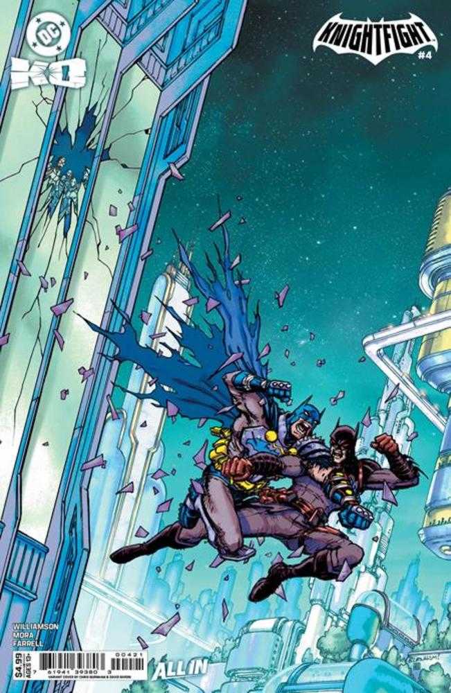 DC K.O. Knightfight #4 (Of 4) Cover B Chris Burnham Card Stock Variant