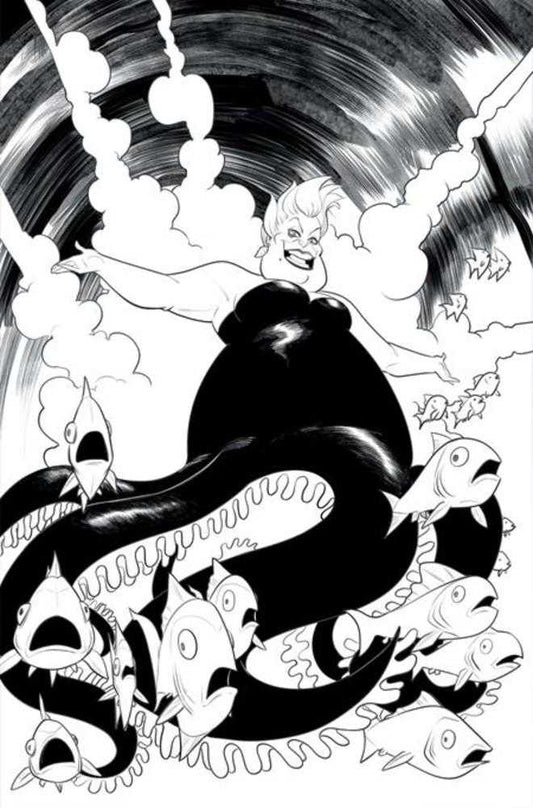 Disney Villains Ursula #1 Cover L Robert Quinn Line Art 1:15 Virgin Variant