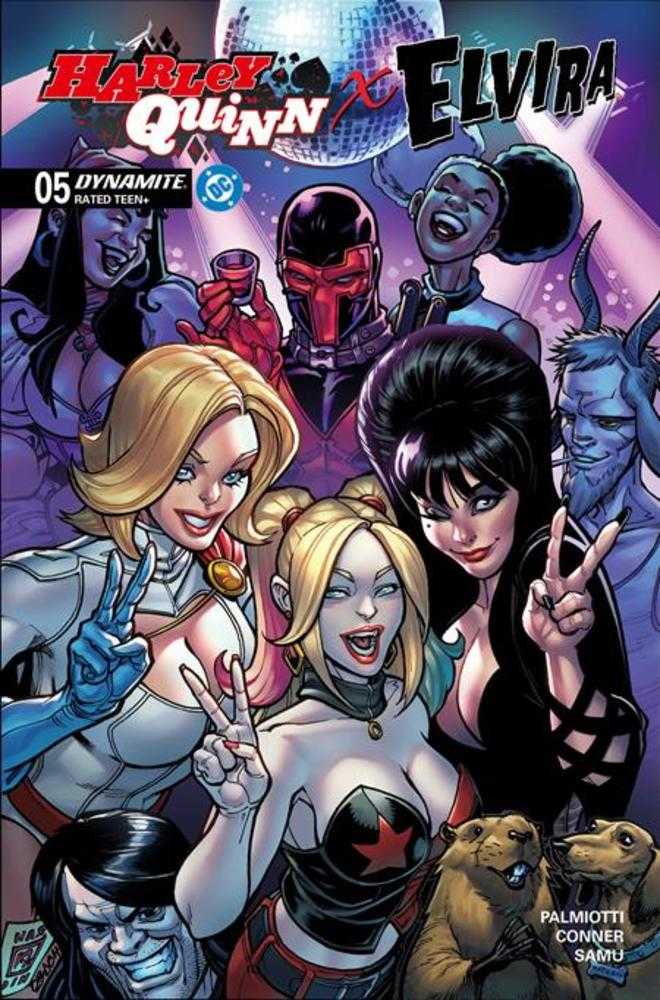 Harley Quinn X Elvira #5 Cover B Chad Hardin Variant