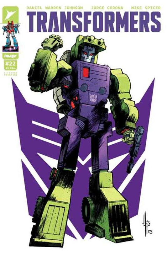 Transformers #22 (2nd Print) Cover A Jason Howard Decepticon Cover