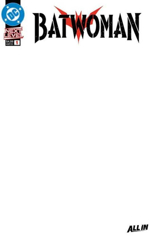 Batwoman #1 Cover F Blank Card Stock Variant