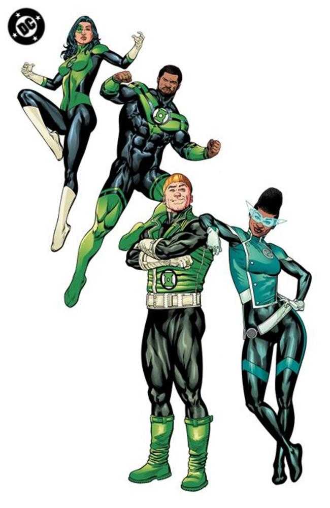 Green Lantern Corps #14 Cover E Fernando Pasarin Corner Box Spot Foil Variant