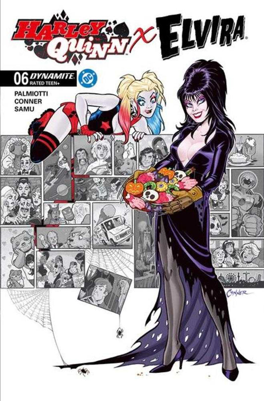 Harley Quinn X Elvira #6 Cover H Amanda Conner 1:10 Cookies Variant