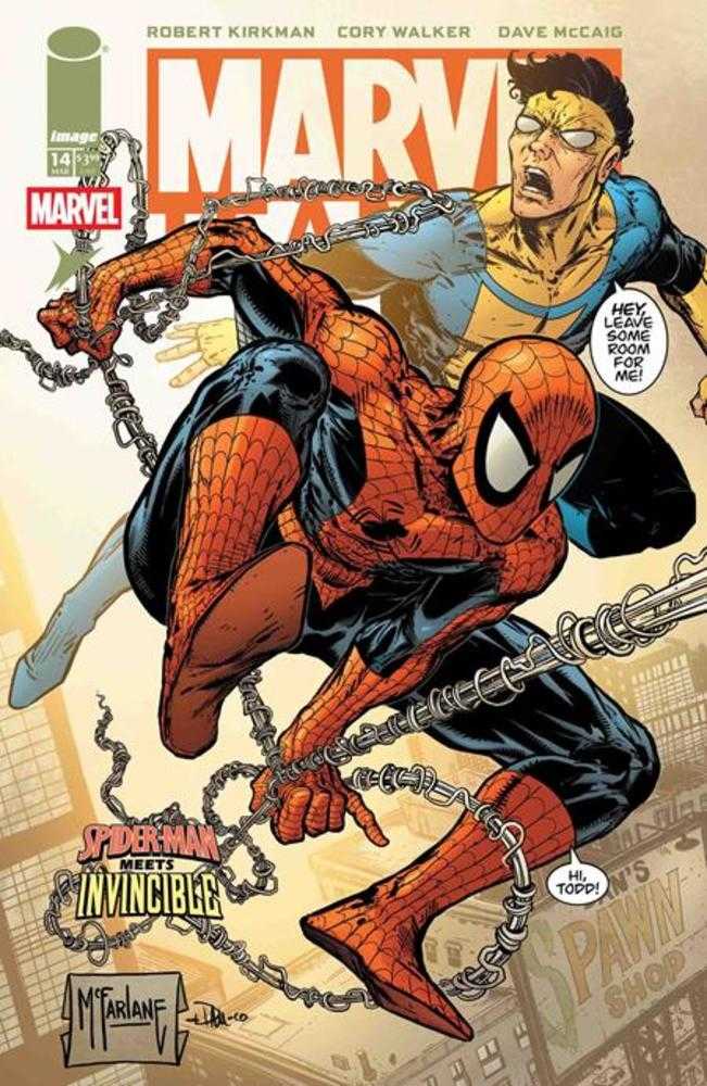 Marvel Teamup #14 Facsimile Edition Cover D Todd McFarlane & Dave Mccaig Variant