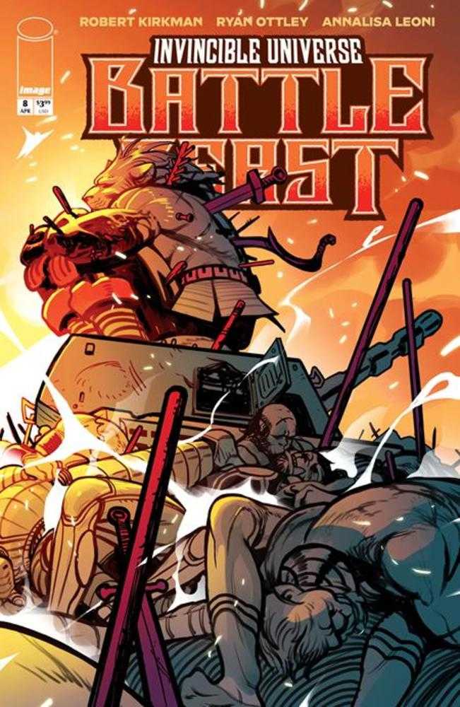 Invincible Universe Battle Beast #8 Cover E Baldemar Rivas 1:50 Variant