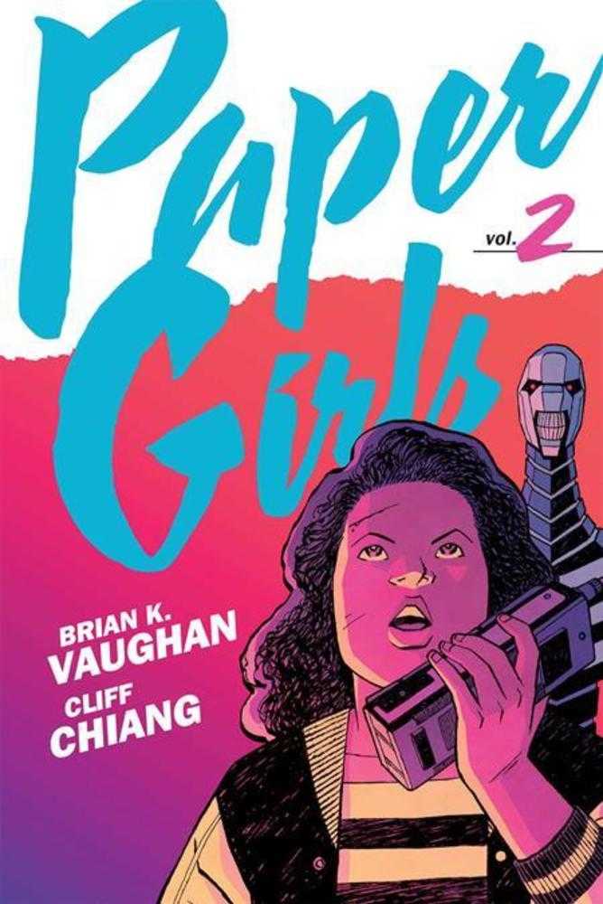 Paper Girls Backpack Edition Vol 02 TPB Direct Market Exclusive Cliff Chiang Foil Cover