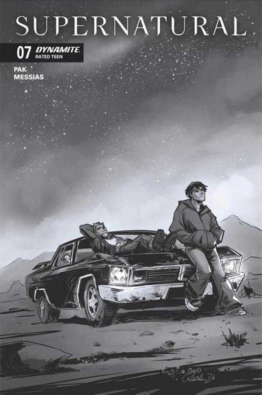 Supernatural #7 Cover G David Cousens 1:10 Line Art Variant