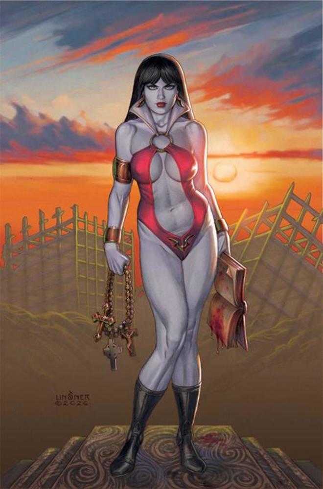 Vampirella Armageddon #12 Cover G 1 in 10 Joseph Michael Linsner Full Art Variant