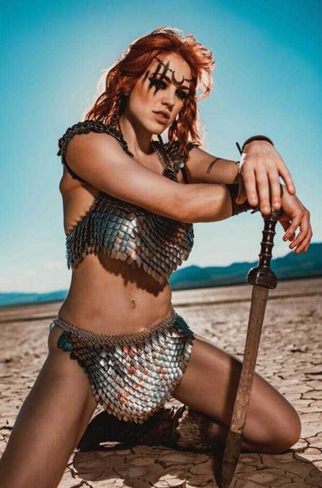 Red Sonja Noir The Plunder And The Princess #1 (One Shot) Cover G 1 in 10 Cosplay Molly Stewart Full Art Variant