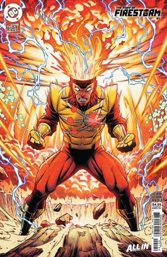 Fury Of Firestorm #1 (Of 6) (2nd Print) Cover B Diego Olortegui Card Stock Variant