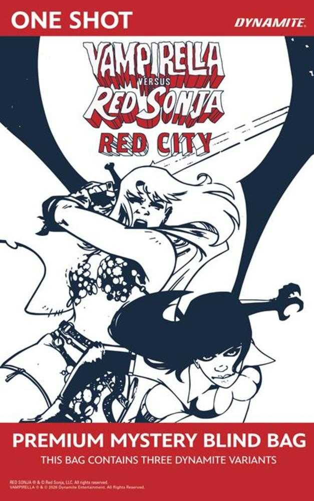 Vampirella vs Red Sonja Red City #1 Cover F Premium Mystery Blind Bag Variant