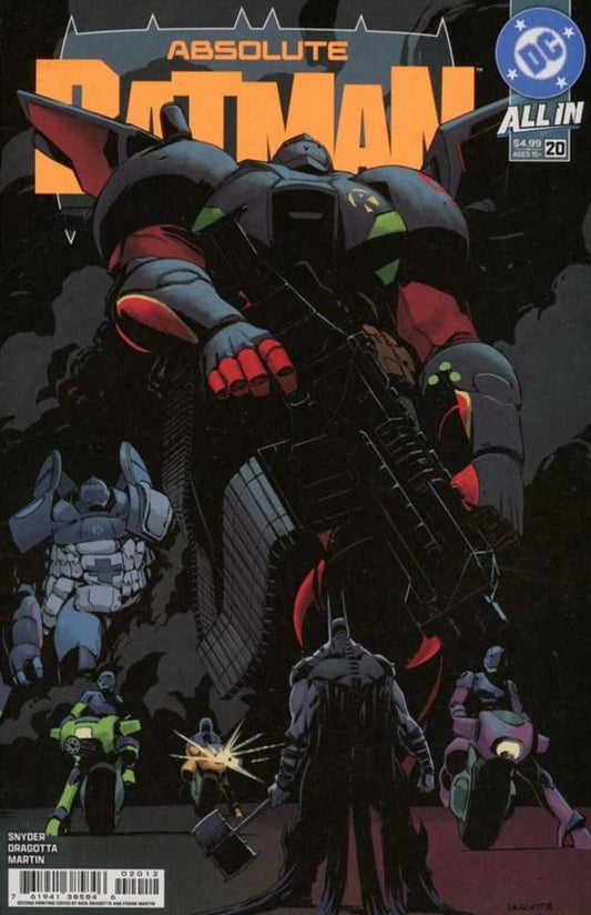 Absolute Batman #20 Cover A Nick Dragotta (Replacement Copies/2nd Print)