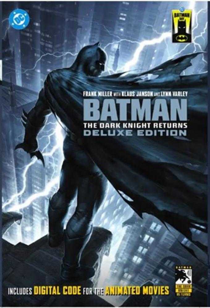 Batman Day 2026 - Batman: The Dark Knight Returns Deluxe Edition HC Variant Dust Jacket