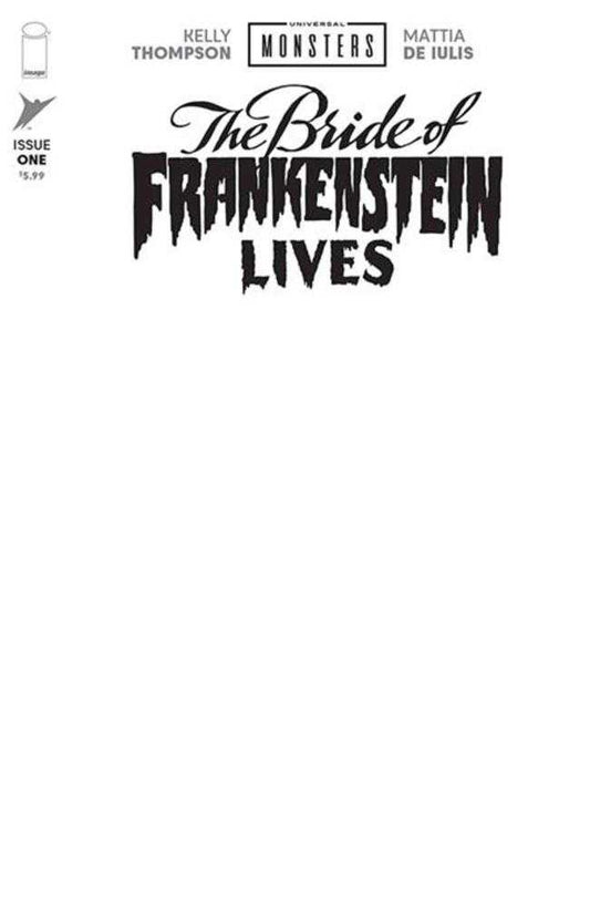 Universal Monsters The Bride Of Frankenstein Lives #1 (Of 4) Cover I Blank Sketch Variant