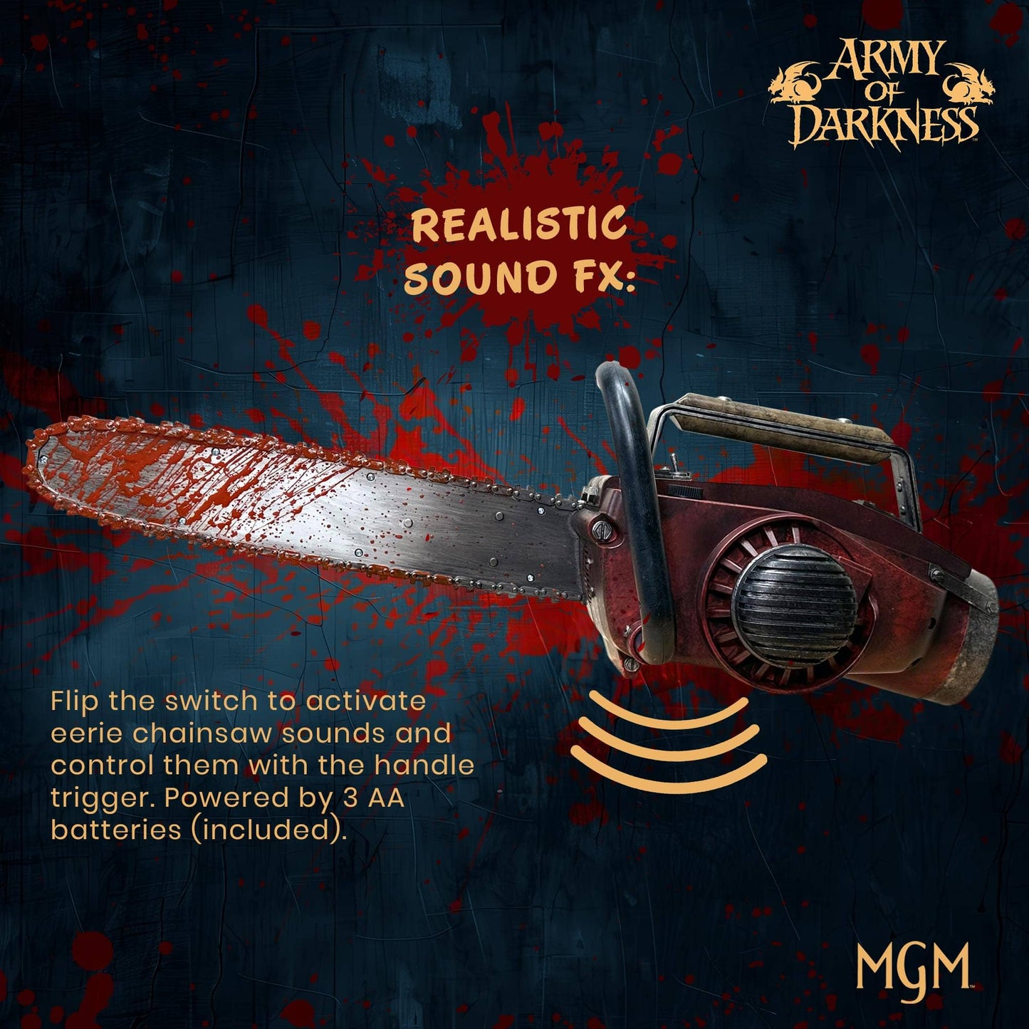 Army of Darkness 1:1 Ash's Chainsaw Prop Replica
