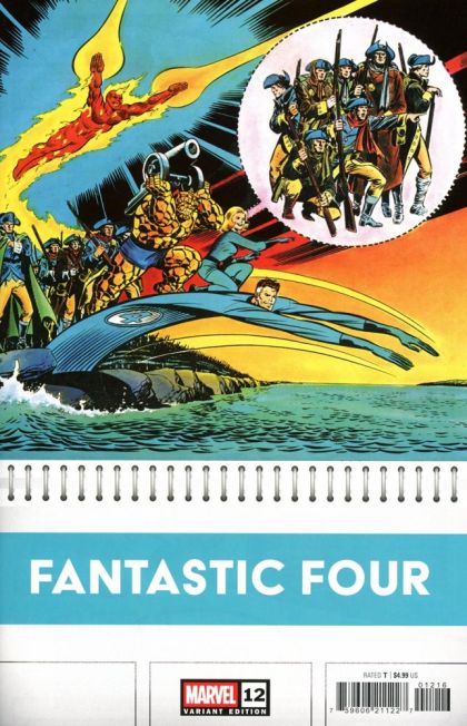 Fantastic Four (2025) #12 Joe Sinnott Bicentennial Calendar Hidden Gem 1:50 Variant