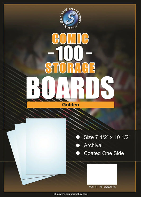 Southern Hobby Golden Age Comic Boards 100pk