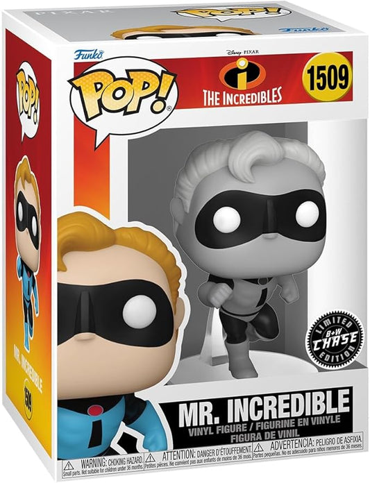 Pop Disney Incredibles 20th Mr Incredible Vinyl Figure (B/W Chase)