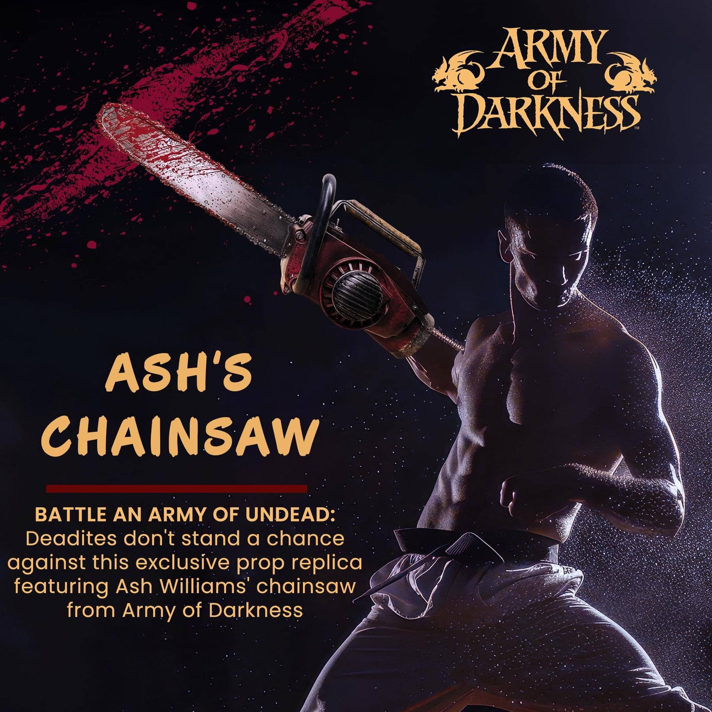 Army of Darkness 1:1 Ash's Chainsaw Prop Replica