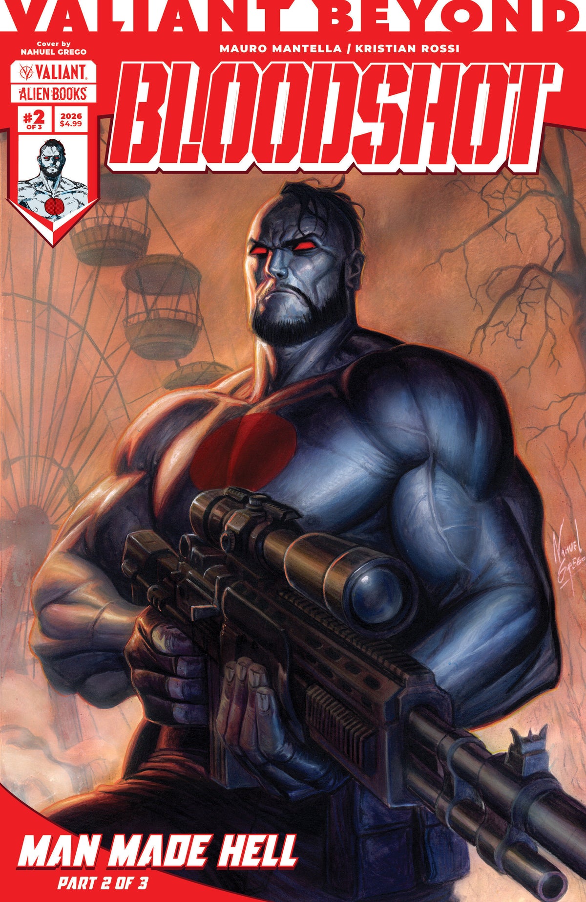 Valiant Beyond: Bloodshot #5  Man Made Hell #2 Cover A (Grego)