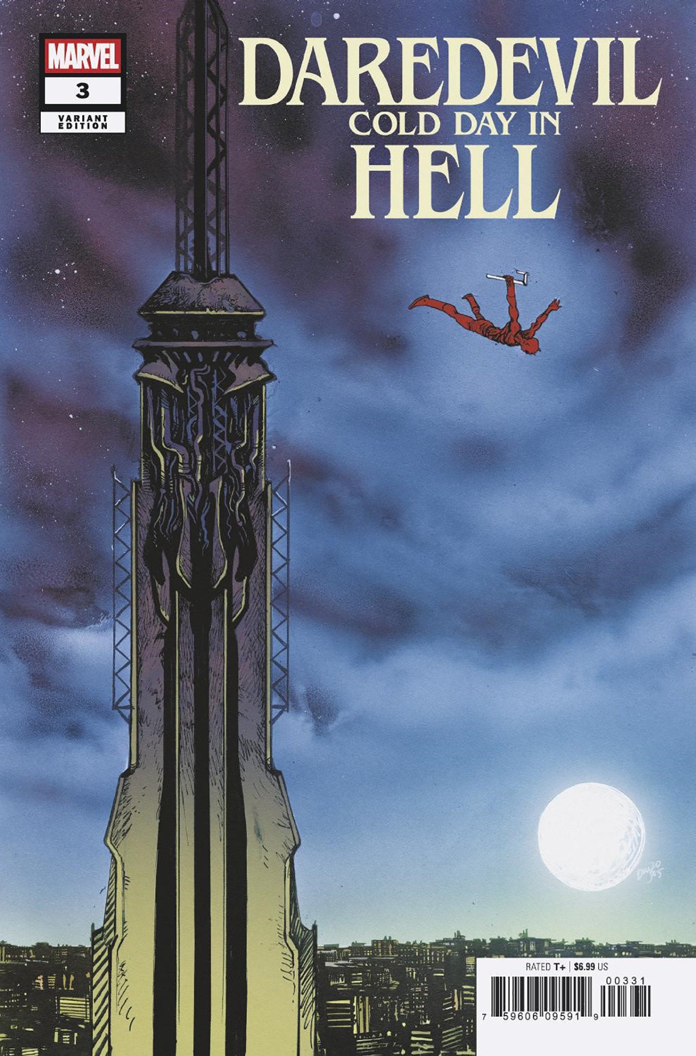 Daredevil: Cold Day In Hell (2025) #3 Daniel Warren Johnson Variant
