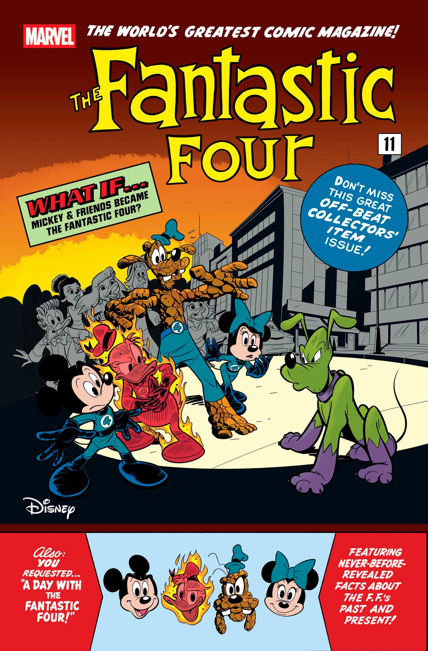 Fantastic Four (2022) #32 Emilio Urbano Disney What If? Fantastic Four Homage Variant