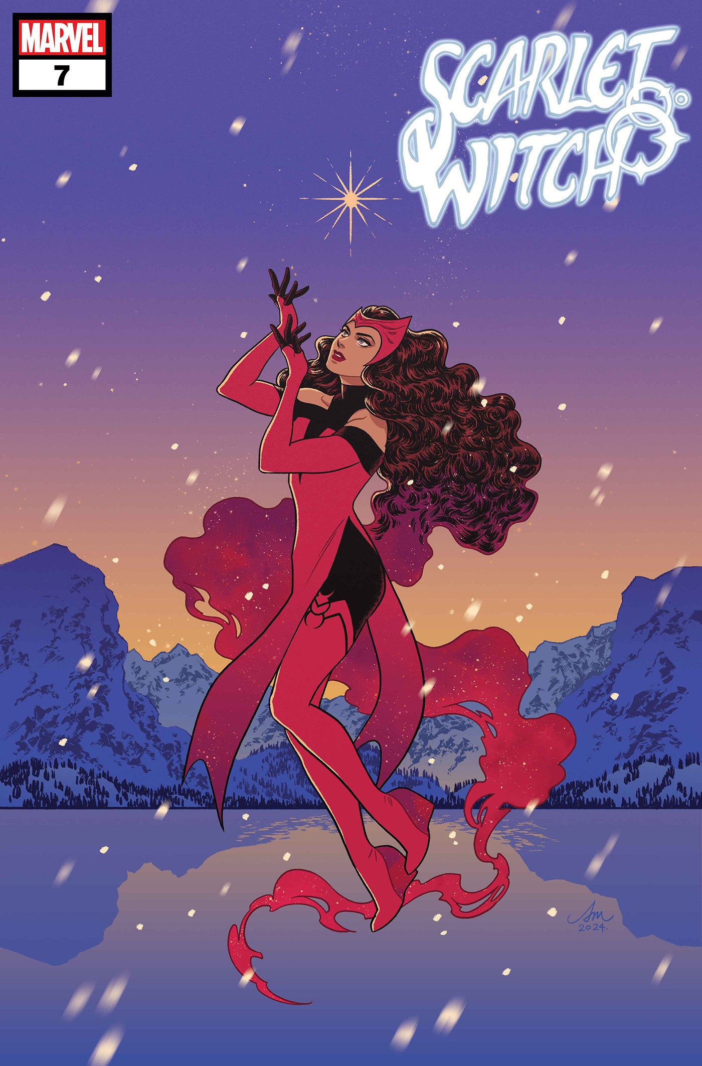 Scarlet Witch (2024) #7 Audrey Mok Winter Holiday Variant